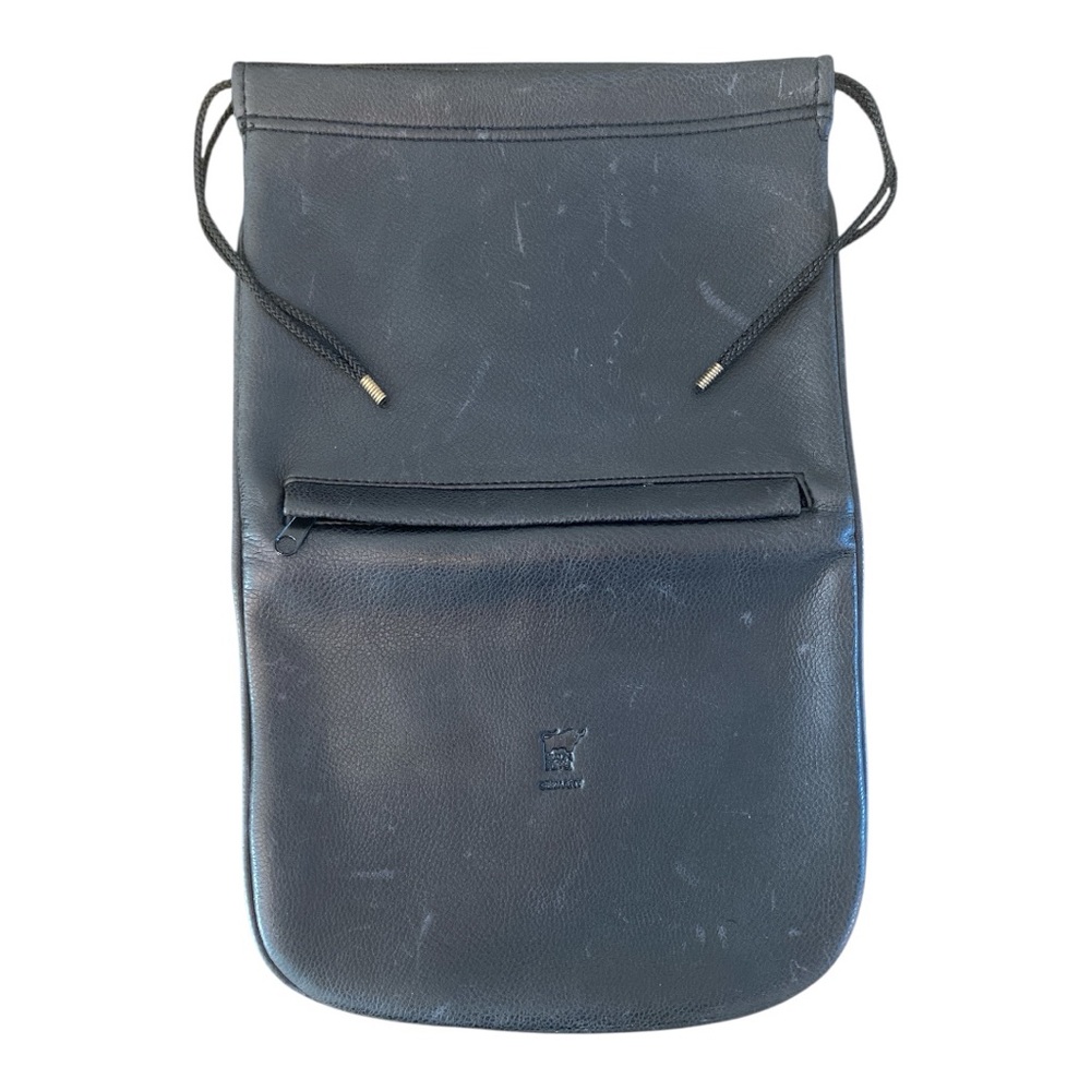 Braun Buffel luxury leather drawstring shoe storage/travel bag